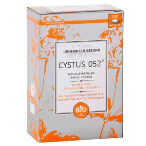 CYSTUS 052 Bio Halspastillen Honig Vanille